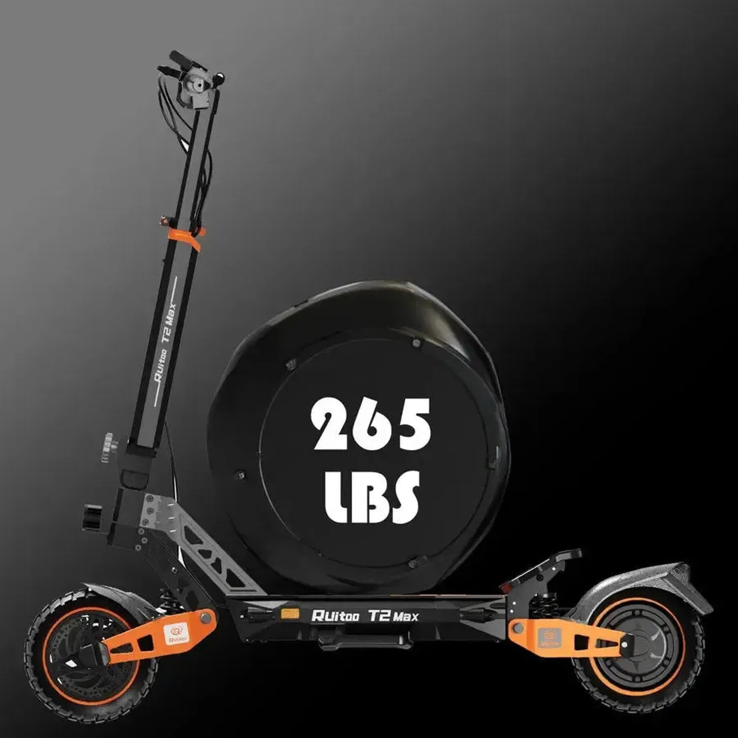 Ruitoo T2 Max Electric Scooter Long Range Foldable with Suspension up to 50 Km/h