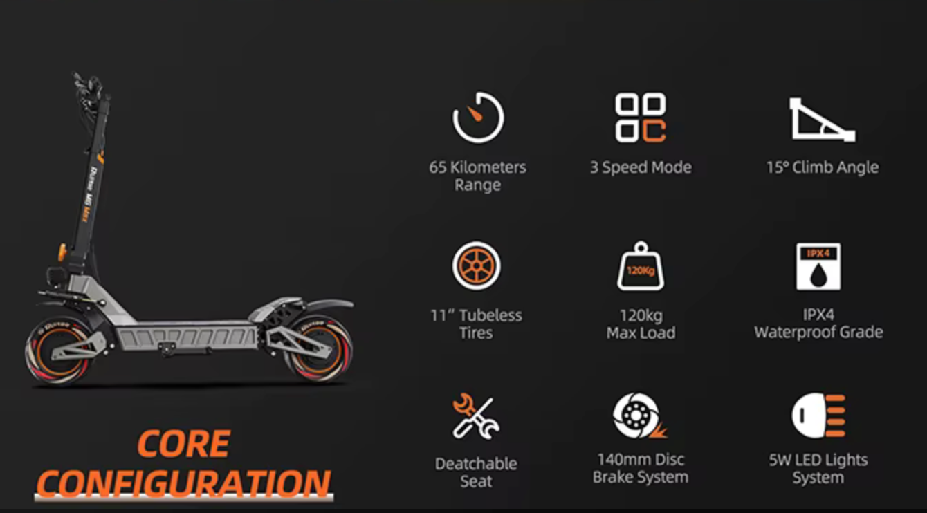 Ruitoo M6 Max Electric Scooter