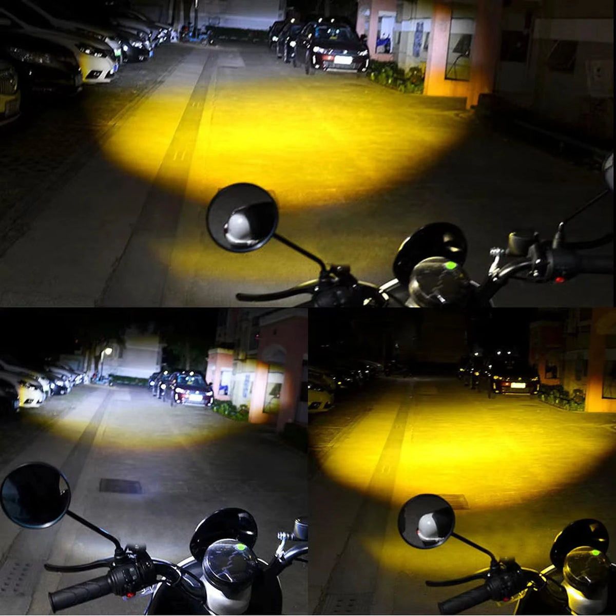 High Power LED Spotlight for Electric Bikes and Scooters 6000 Lumens