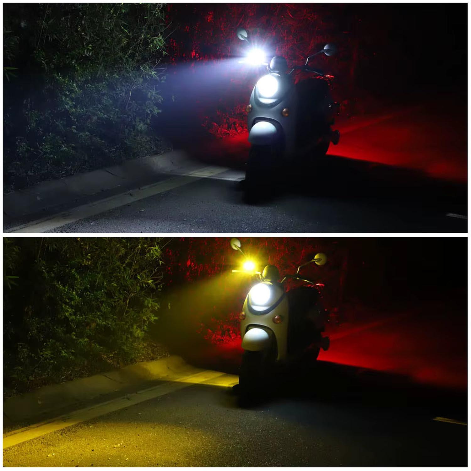High Power LED Spotlight for Electric Bikes and Scooters 6000 Lumens