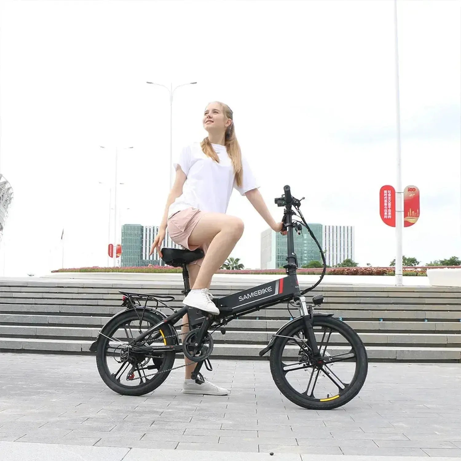SAMEBIKE 20LVXD30-II Folding Electric Bike exclusive at Punk Ride