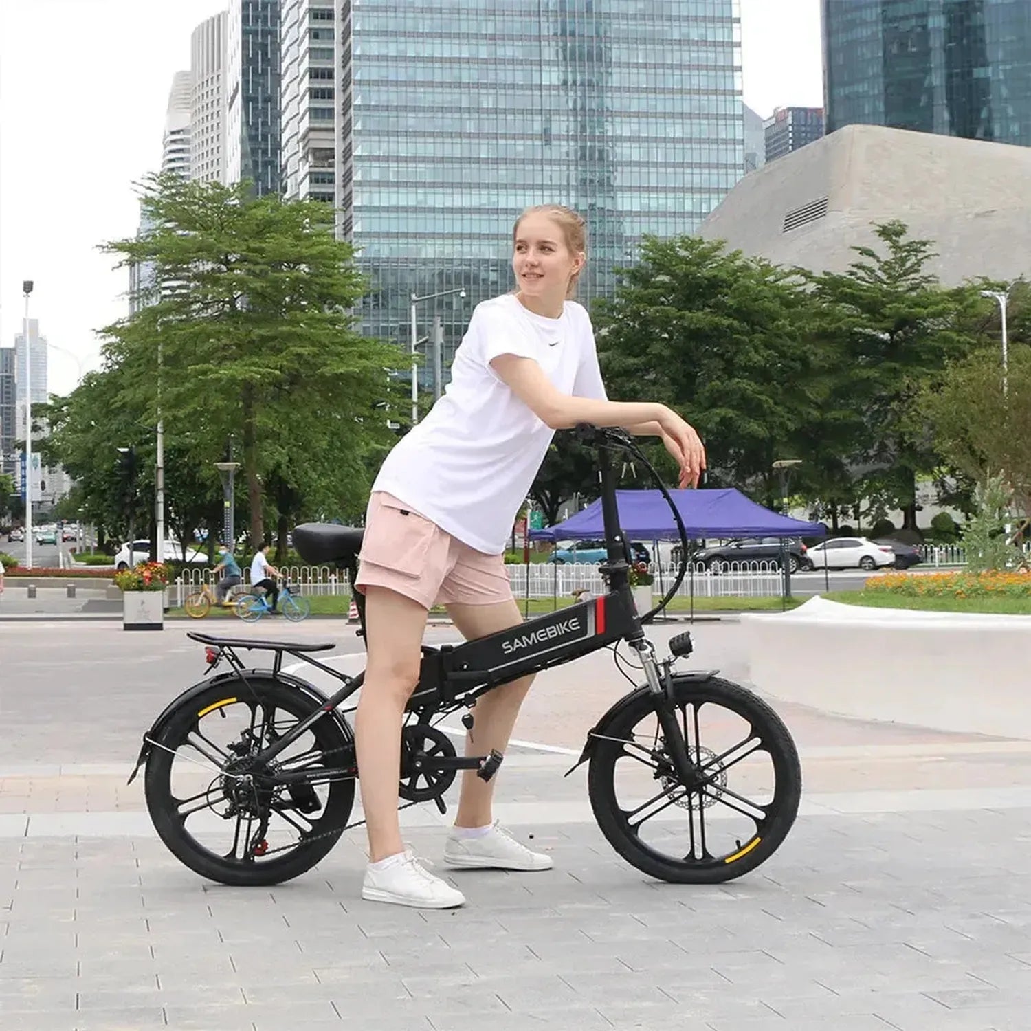 SAMEBIKE 20LVXD30-II Folding Electric Bike exclusive at Punk Ride