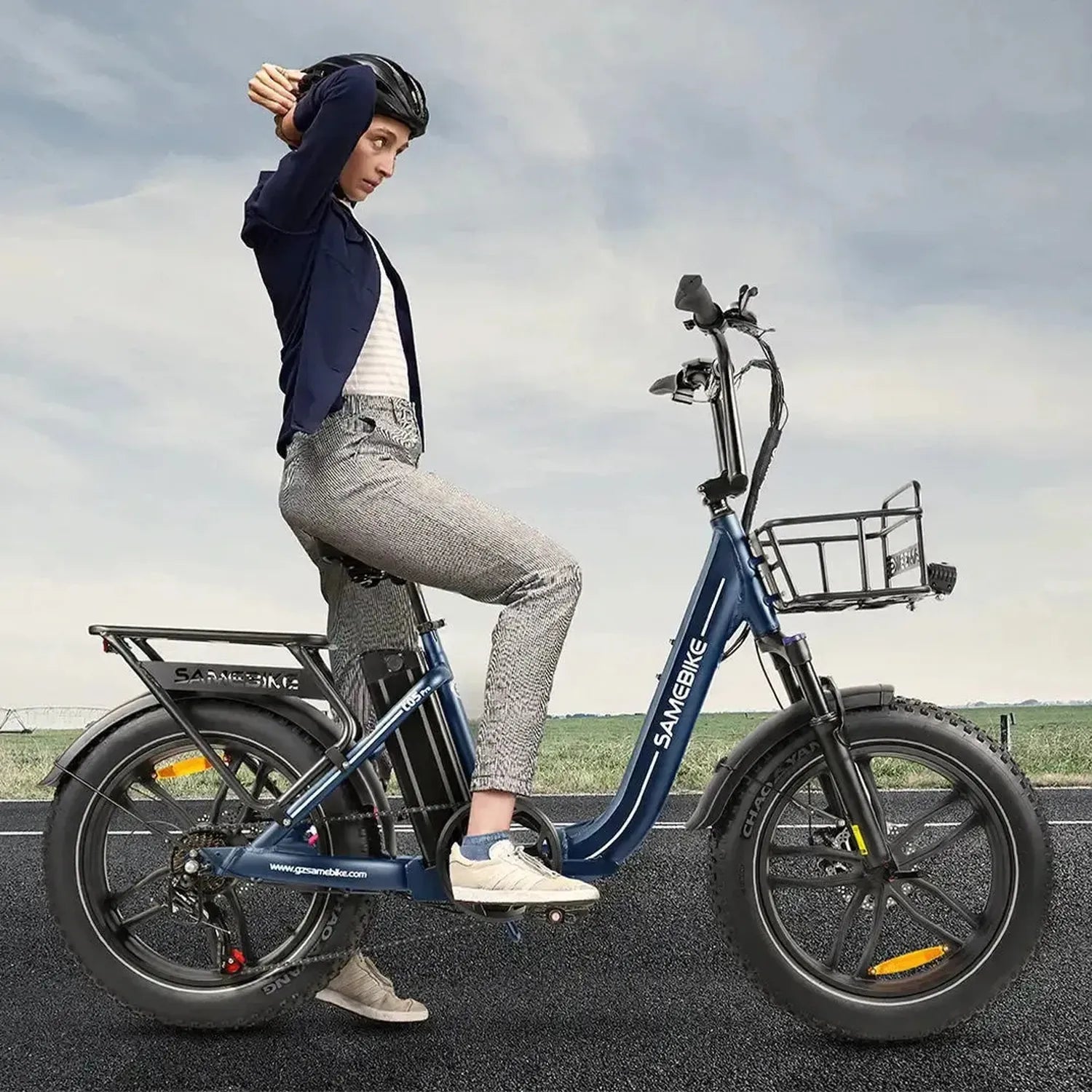 SAMEBIKE C05 Pro Foldable Fat Tyre E-Bike exclusive at Punk Ride