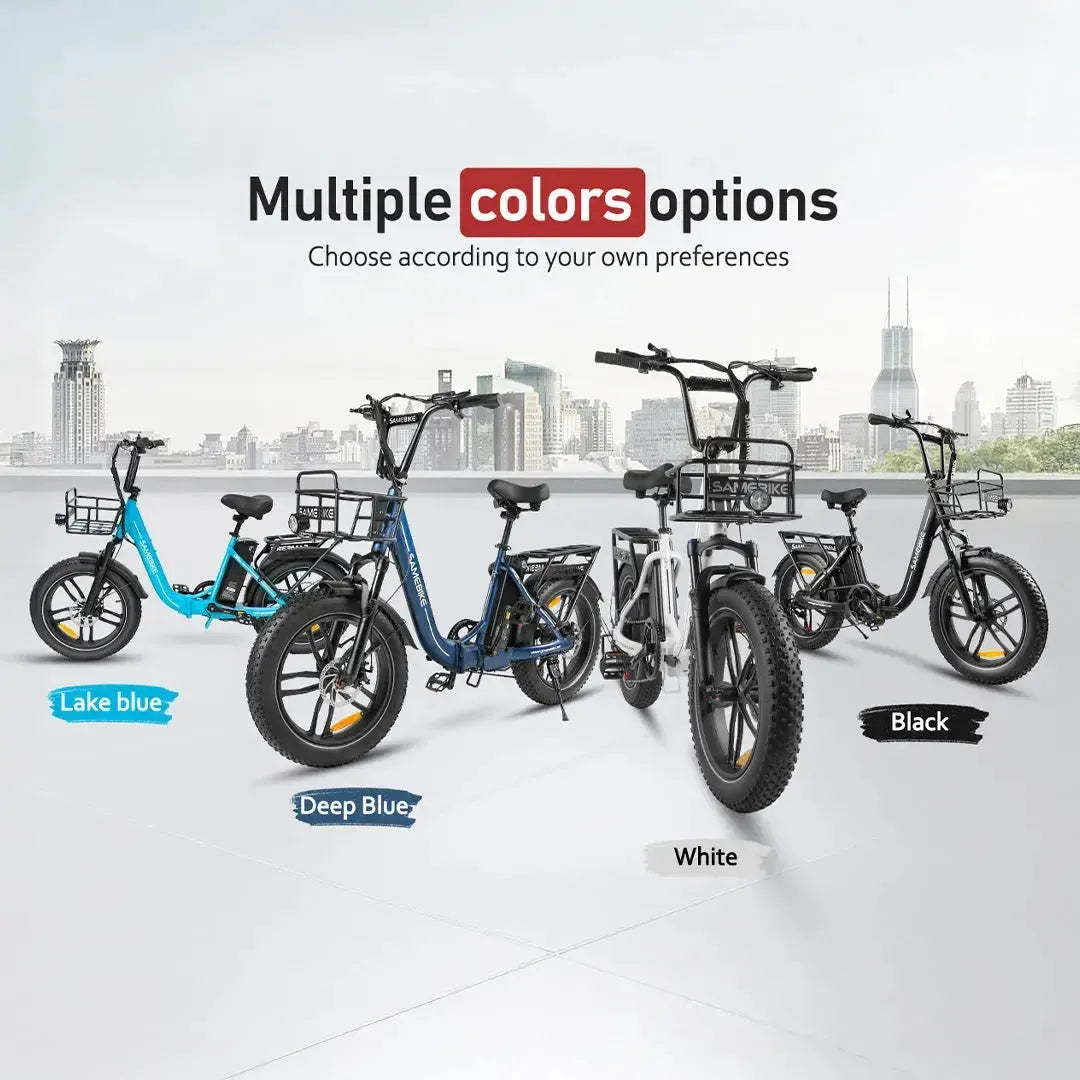 SAMEBIKE C05 Pro Foldable Fat Tyre E-Bike