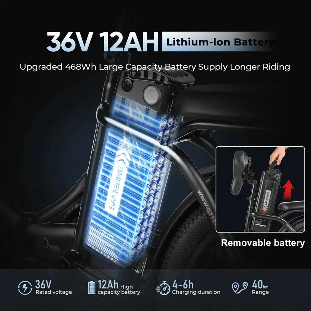 SAMEBIKE CY20 Portable Electric Bike