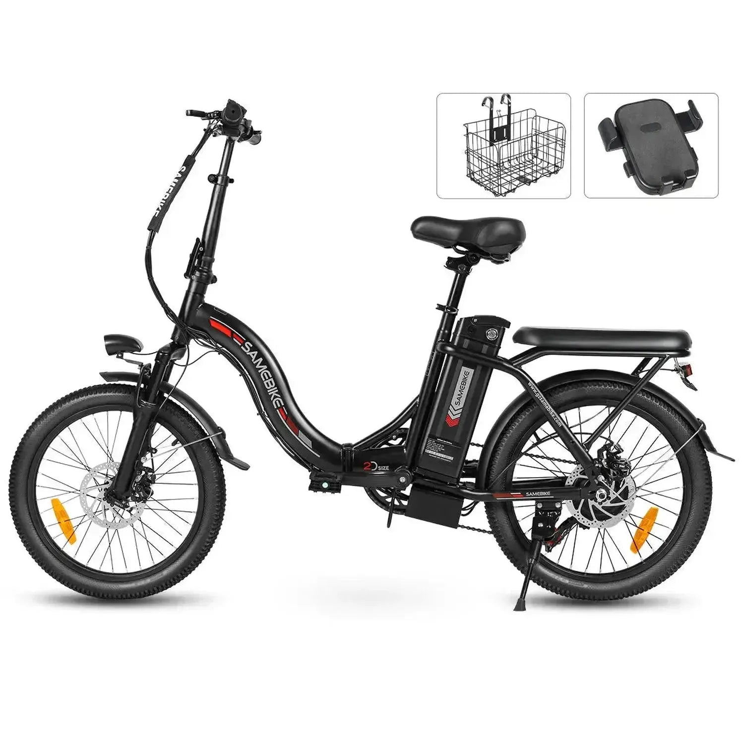SAMEBIKE CY20 Klapprad Elektrisches Fahrrad 250W