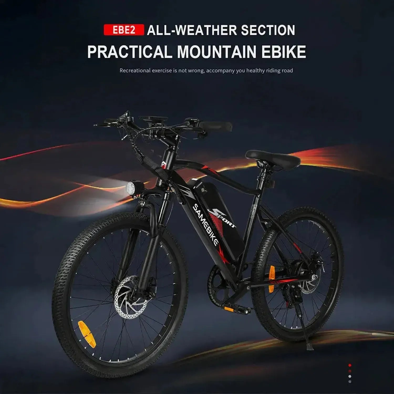SAMEBIKE EBE2 Mountain Electric Bike exclusive at Punk Ride