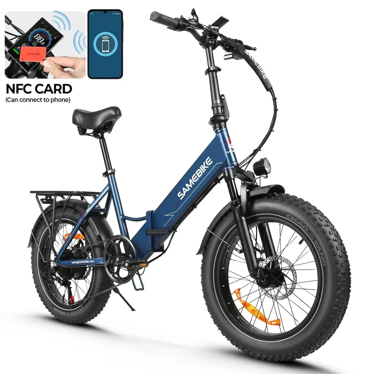SAMEBIKE LOTDM200-II Step-Thru Electric Bike exclusive at Punk Ride