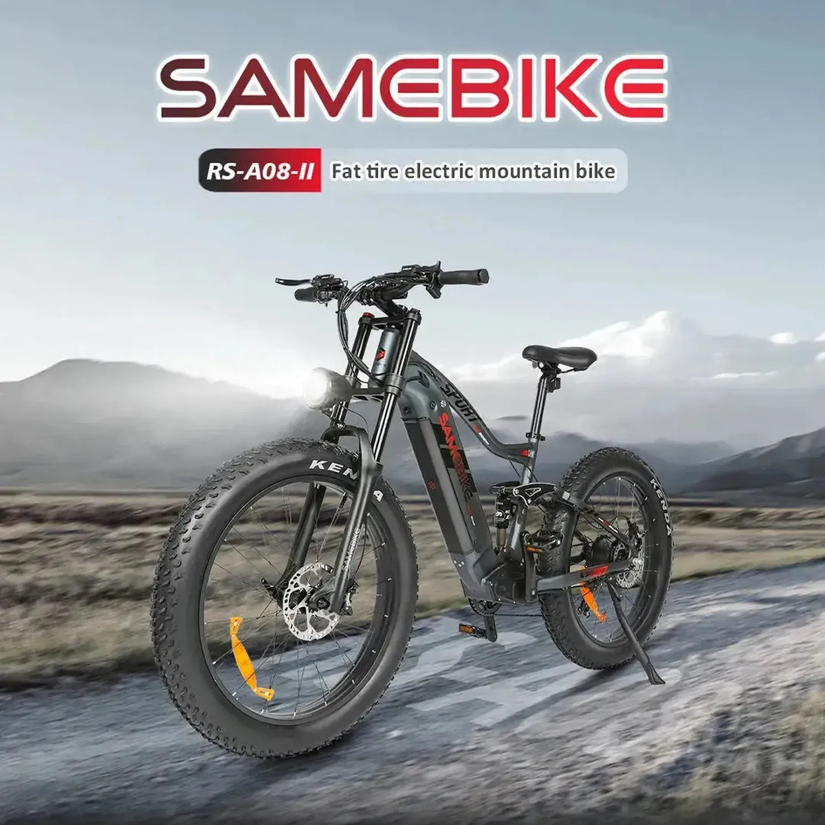 SAMEBIKE RS-A08 II All-Terrain Electric Bike exclusive at Punk Ride