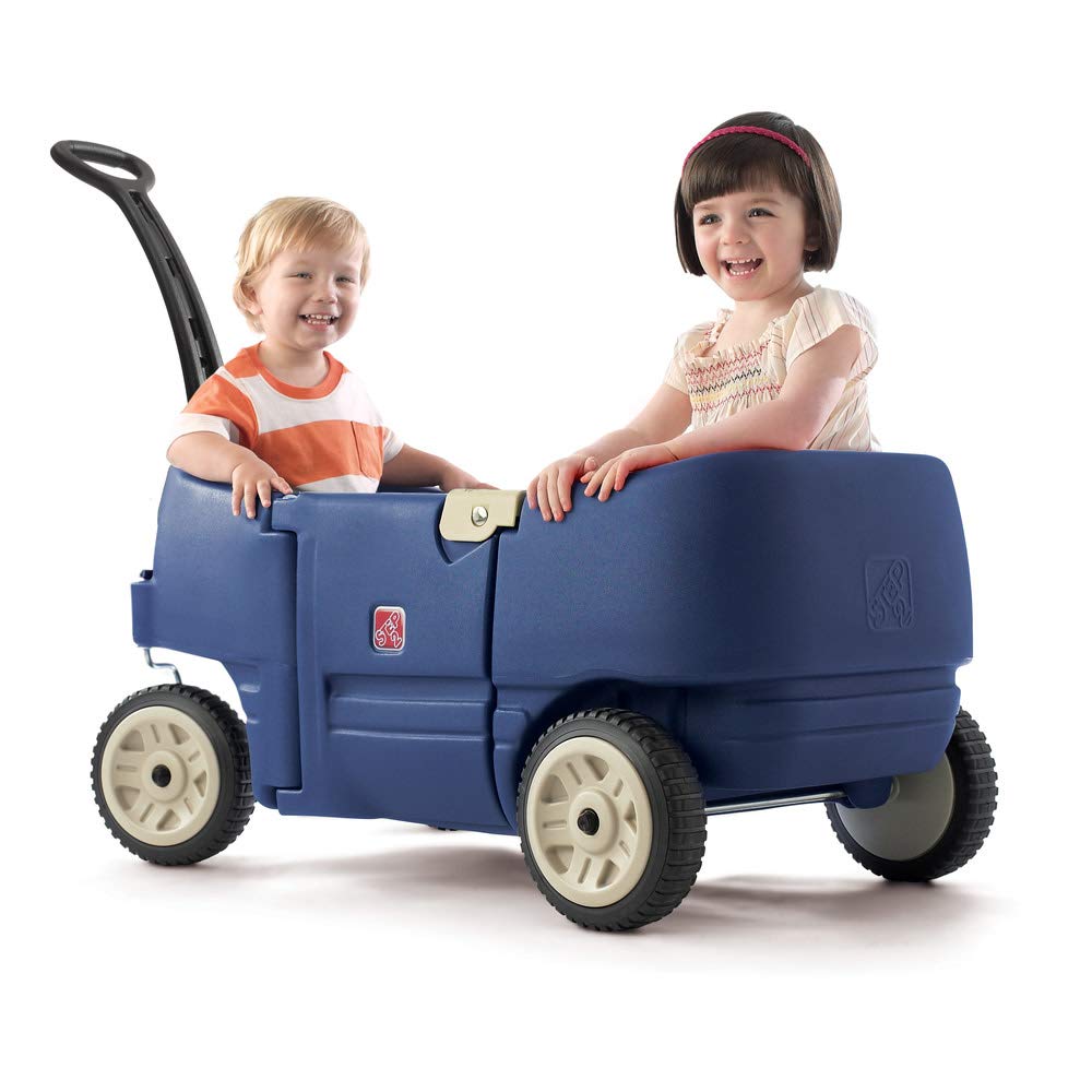 Step2 Wagon for Two Plus – Kids Ride-On Wagon with Seat Belts
