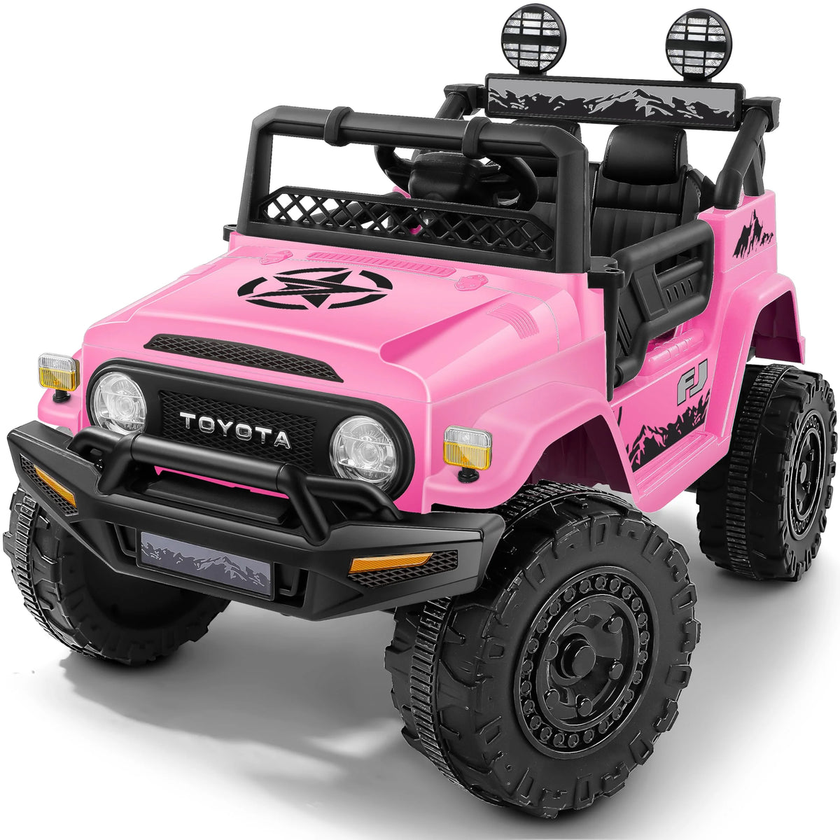 Toyota FJ40 Kids Ride On Car 12V – Remote Control, LED, Bluetooth