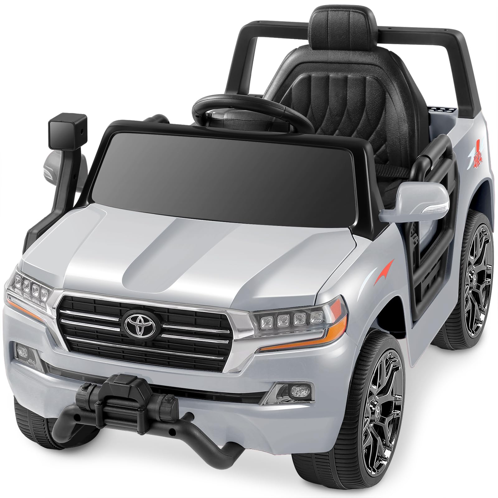 Toyota Kids Ride On Car 12V – Remote Control, Bluetooth, Storage & DIY Blocks Area