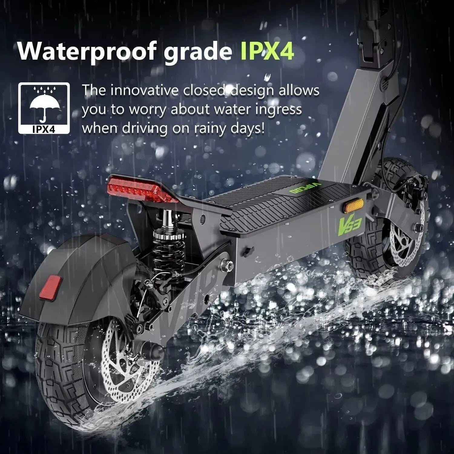 VIPCOO VS3 Off-Road Electric Scooter