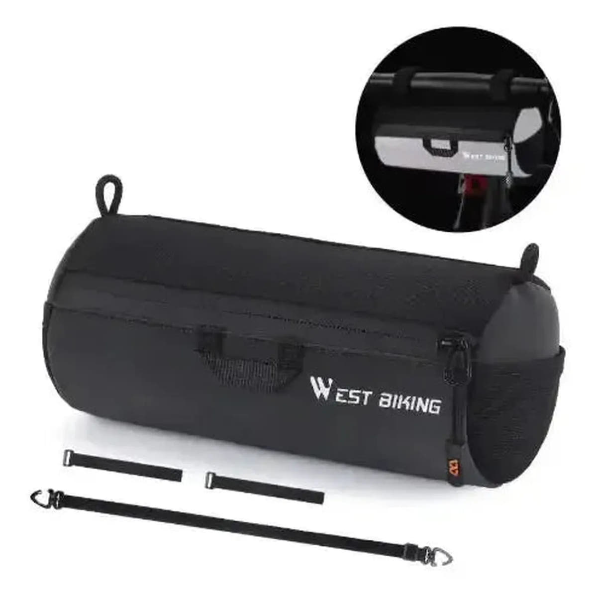 Waterproof Bike Handlebar Bag Front Storage Pouch for Cycling