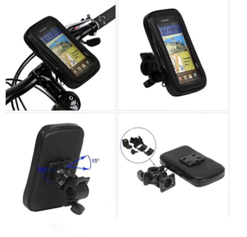 Bicycle Phone Mount and Waterproof Handlebar Bag