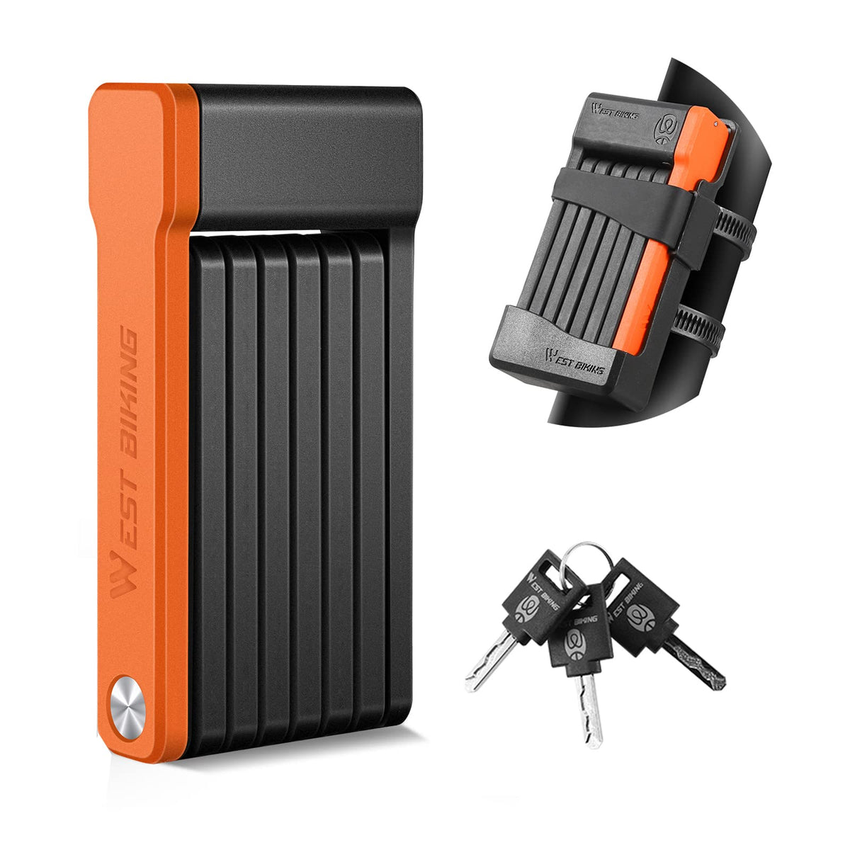 ANGGOER Compact Folding Bicycle Lock