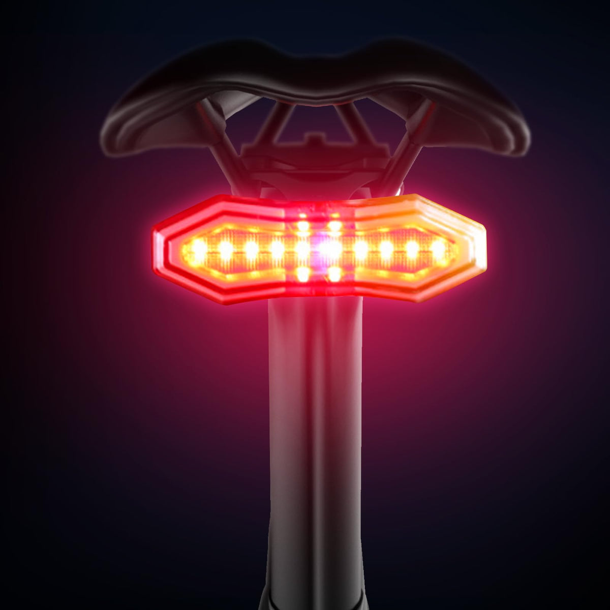 JINKEY Rear Bike Light with Turn Signals