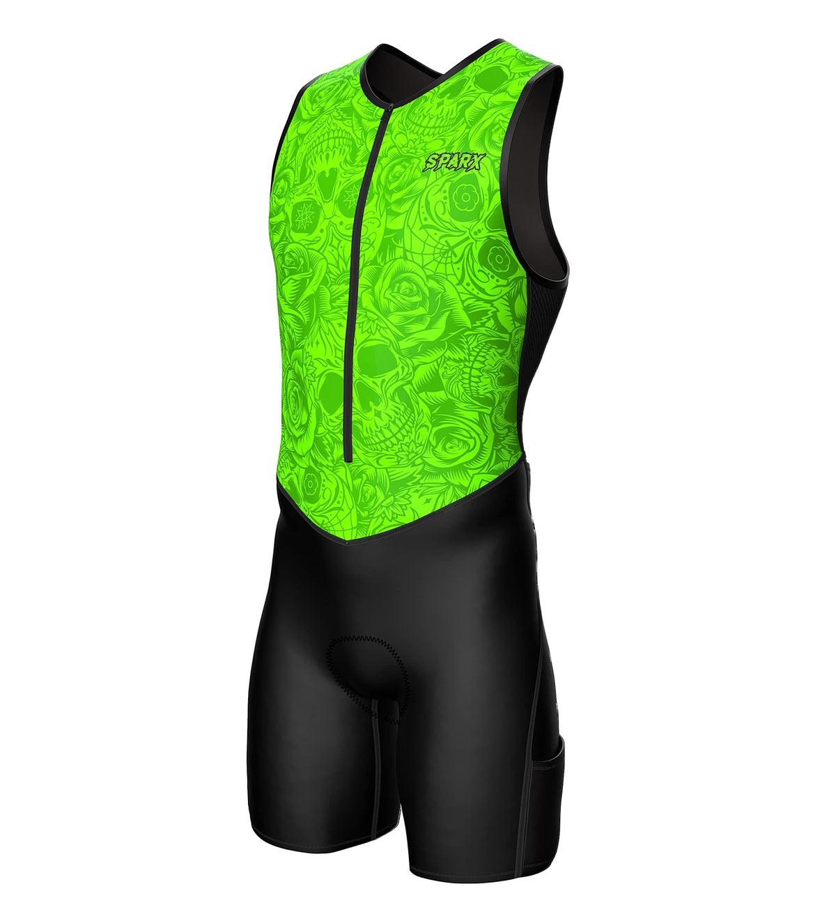 Sparx Mens Premium Sleeveless Triathlon Suit