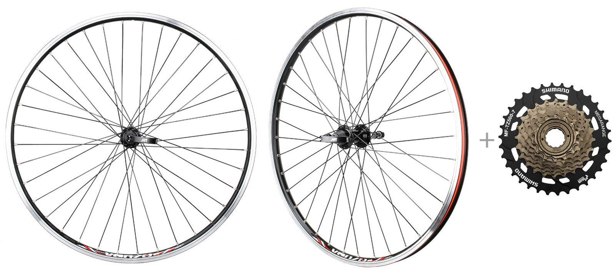 CyclingDeal 26-Inch Seven-Speed MTB Wheelset