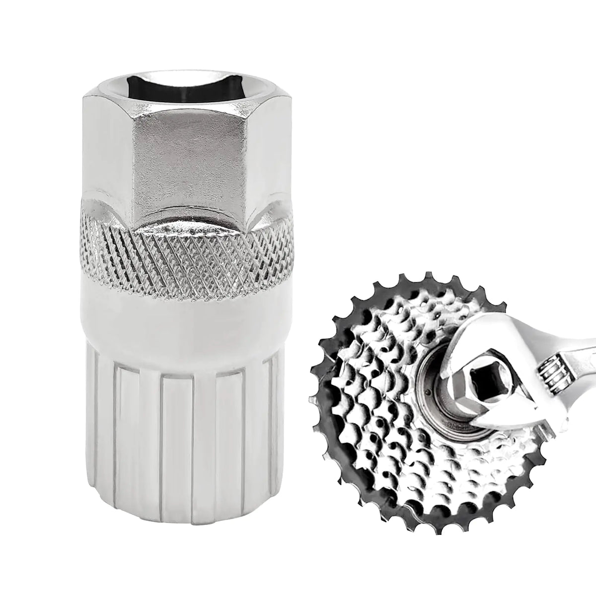 Quacc Bicycle Freewheel Remover Freewheel Removal Tool Compatible with Shimano Sunrace Sram Dnp