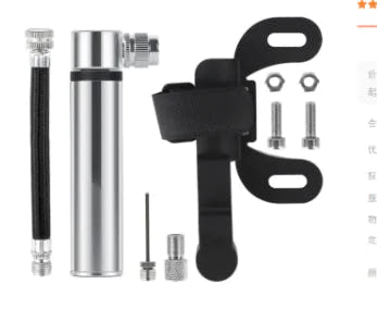 Mini Portable Aluminum Alloy Bicycle Pump Set