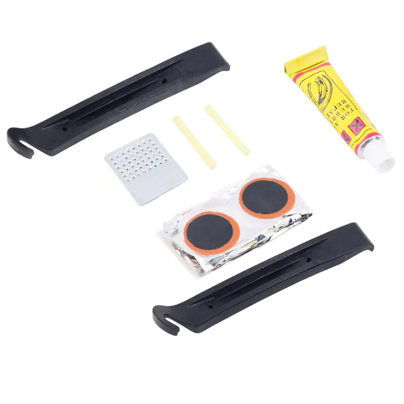 Bicycle Tire Repair Tool Kit and Accessories