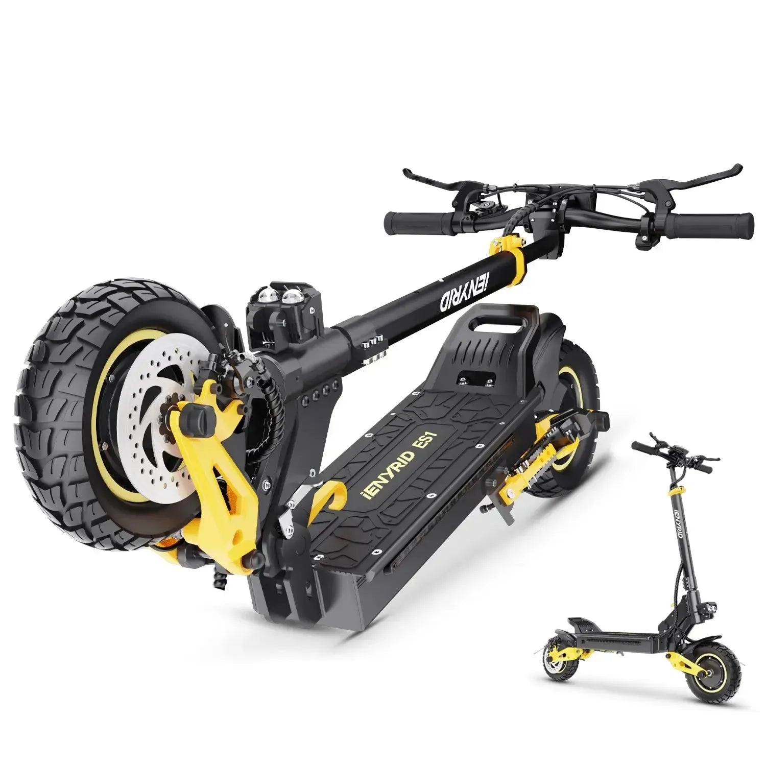 IENYRID ES1 Electric Scooter Long Range Foldable with Quad Suspension up to 60 Km/h