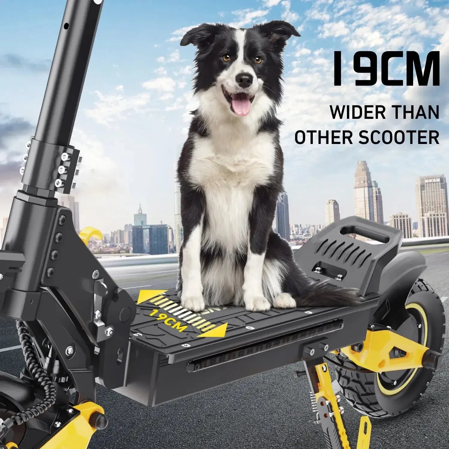 IENYRID ES1 Electric Scooter Long Range Foldable with Quad Suspension up to 60 Km/h