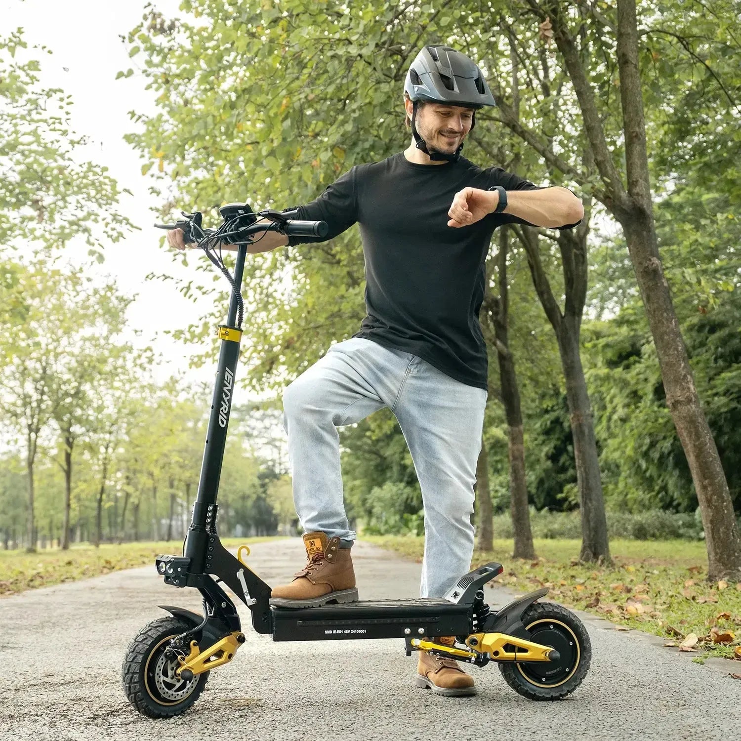 IENYRID ES1 Electric Scooter Long Range Foldable with Quad Suspension up to 60 Km/h
