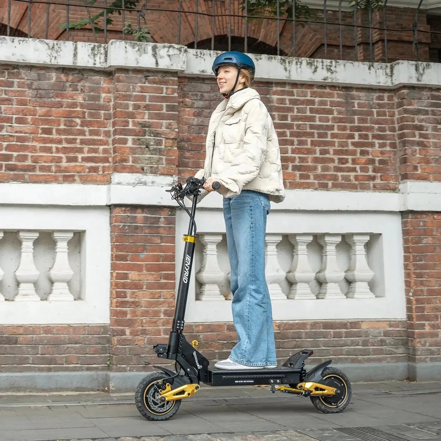IENYRID ES1 Electric Scooter Long Range Foldable with Quad Suspension up to 60 Km/h
