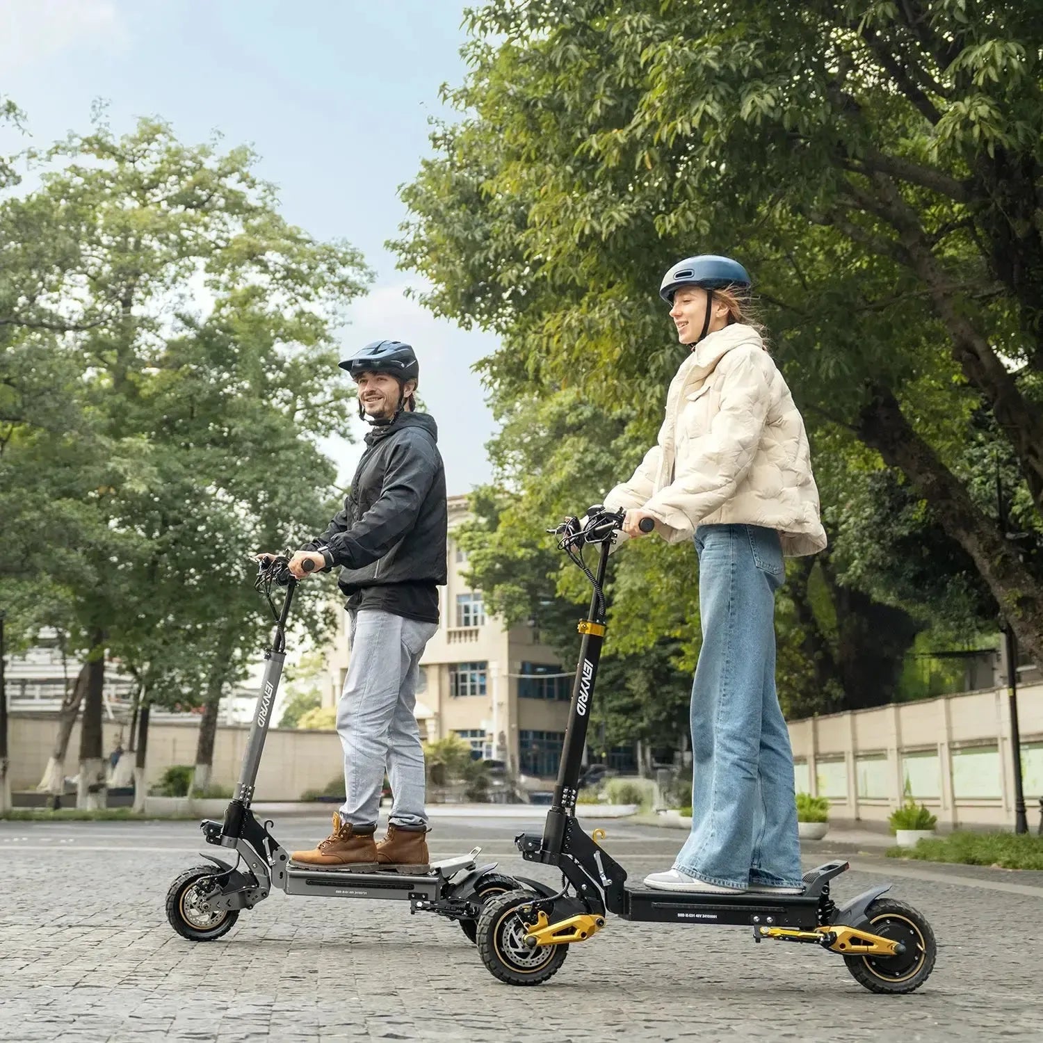 IENYRID ES1 Electric Scooter Long Range Foldable with Quad Suspension up to 60 Km/h
