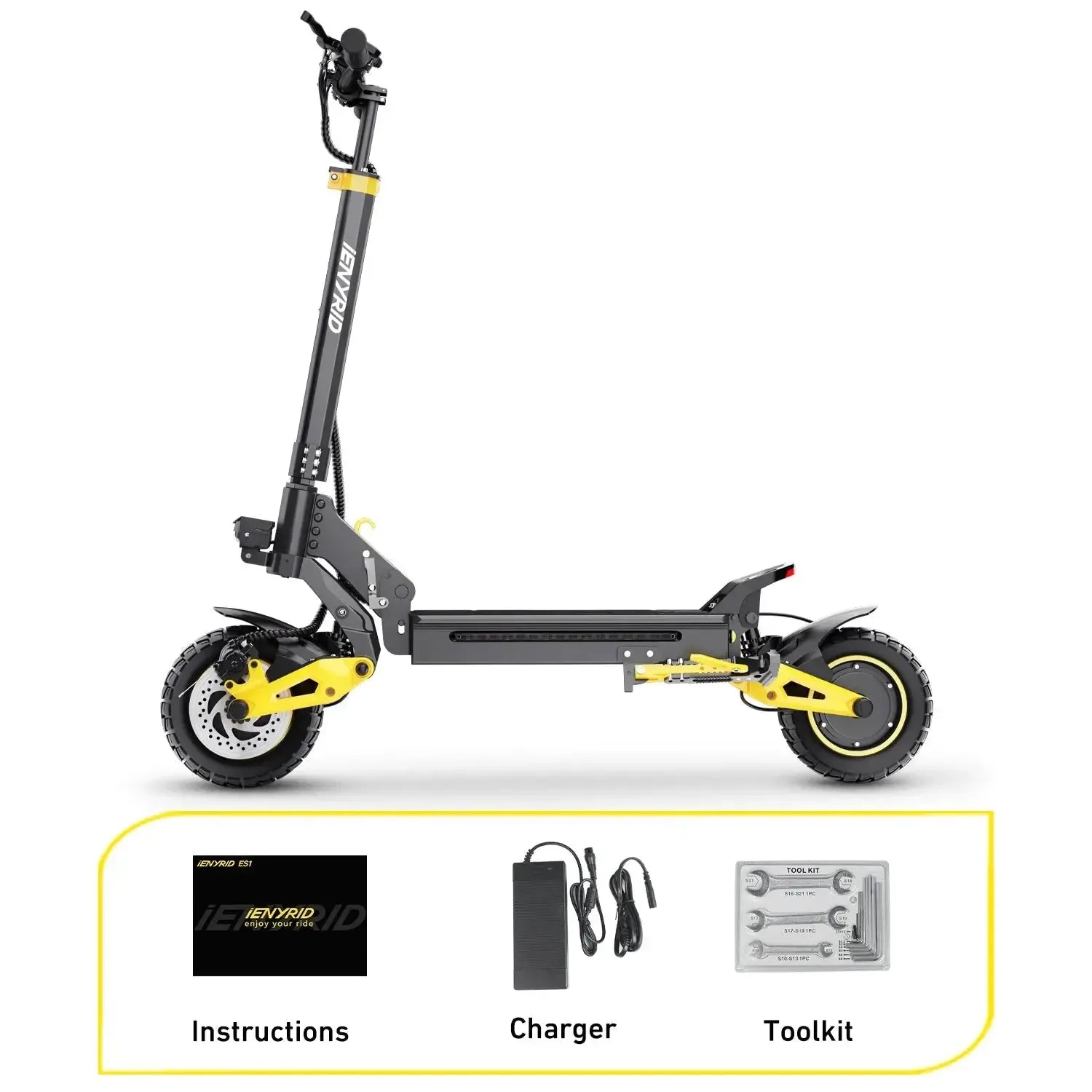 IENYRID ES1 Electric Scooter Long Range Foldable with Quad Suspension up to 60 Km/h
