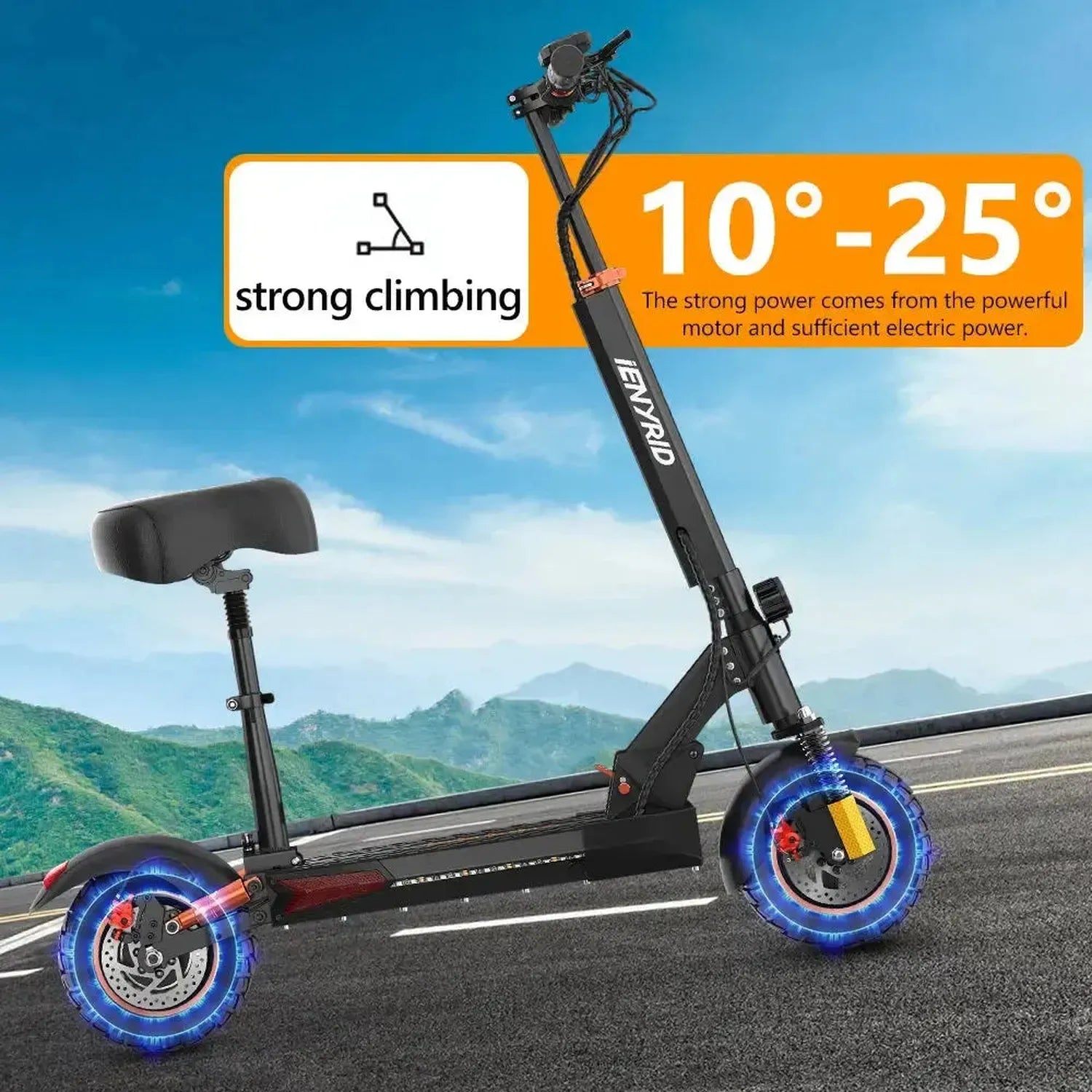 IENYRID M4 PRO S+ MAX Electric Scooter Long Range with Suspension up to 45 Km/h