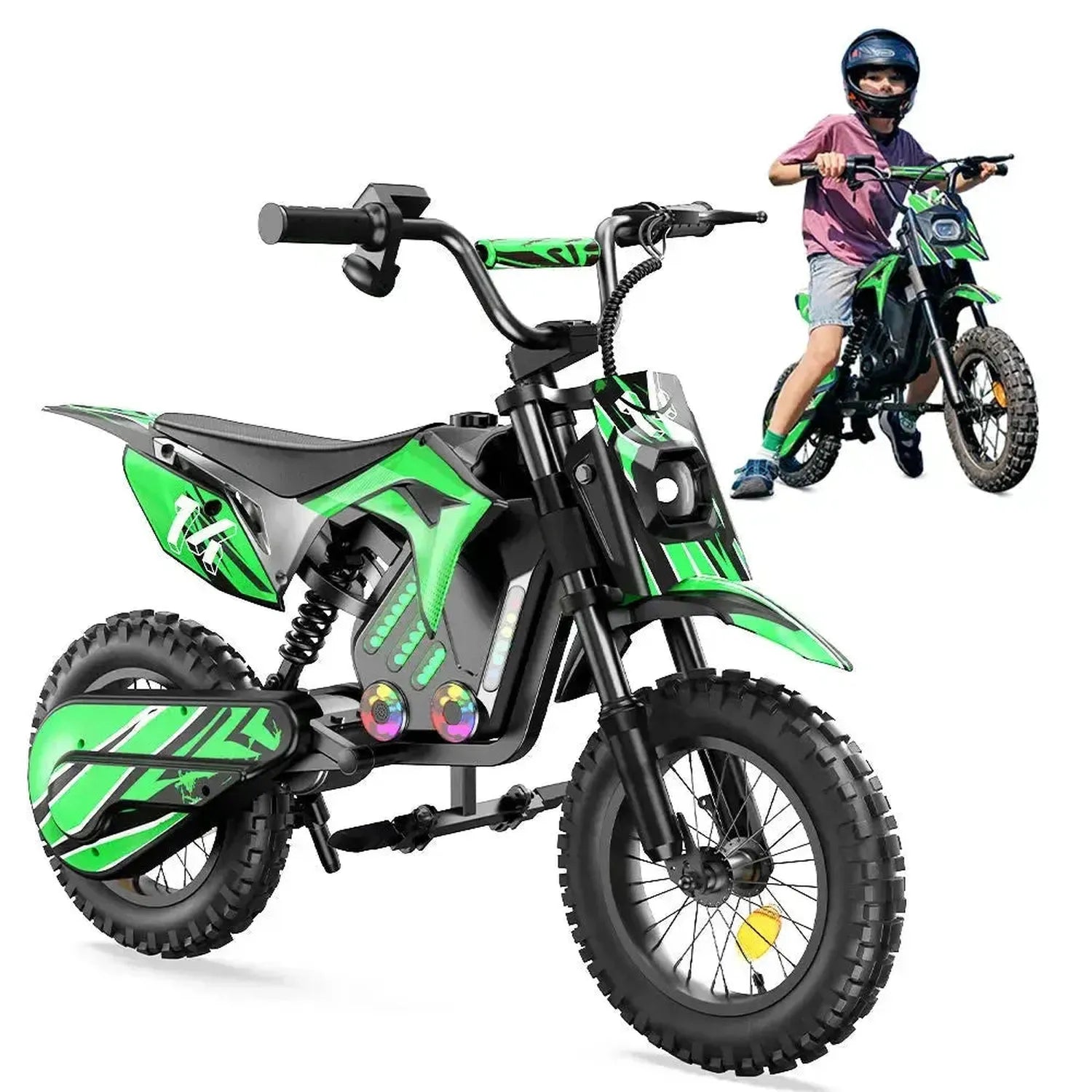 iScooter A14 Electric Bike for Kids with Off Road Tyres up to 27 Km/h
