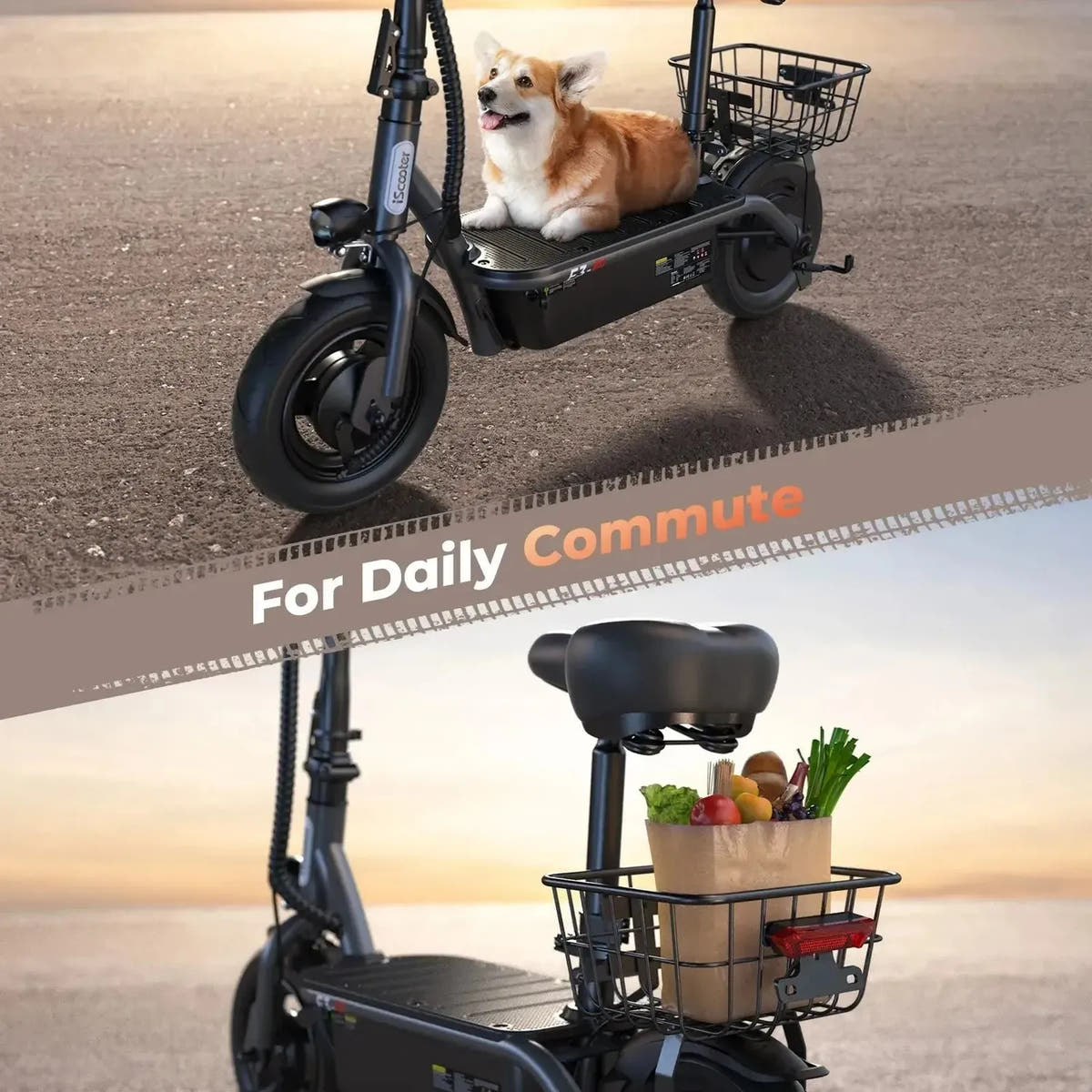iScooter F3 Electric Scooter for Adults & Teens Foldable Commuter up to 45 Km/h