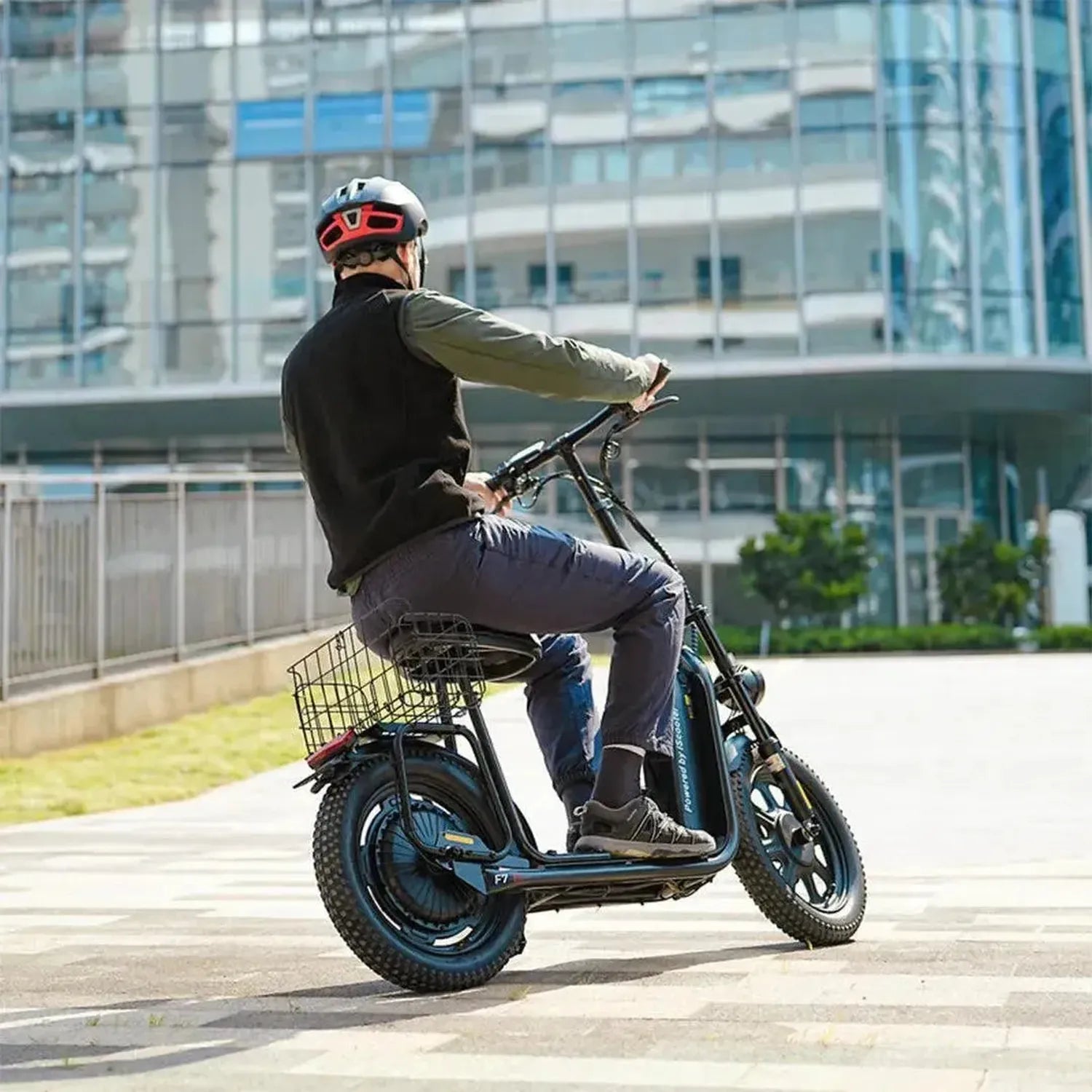 iScooter F7 Electric Scooter with Seat Foldable for Adults up to 45 Km/h