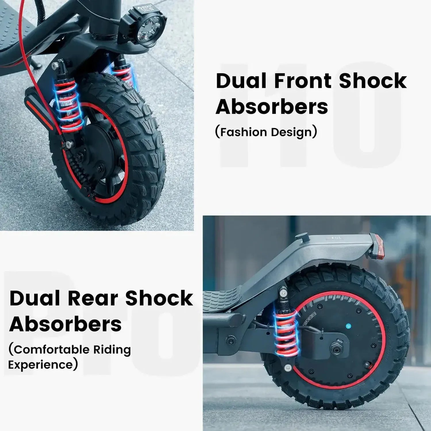 iScooter i10 Pro Electric Scooter Foldable with App and Suspension up to 45 Km/h