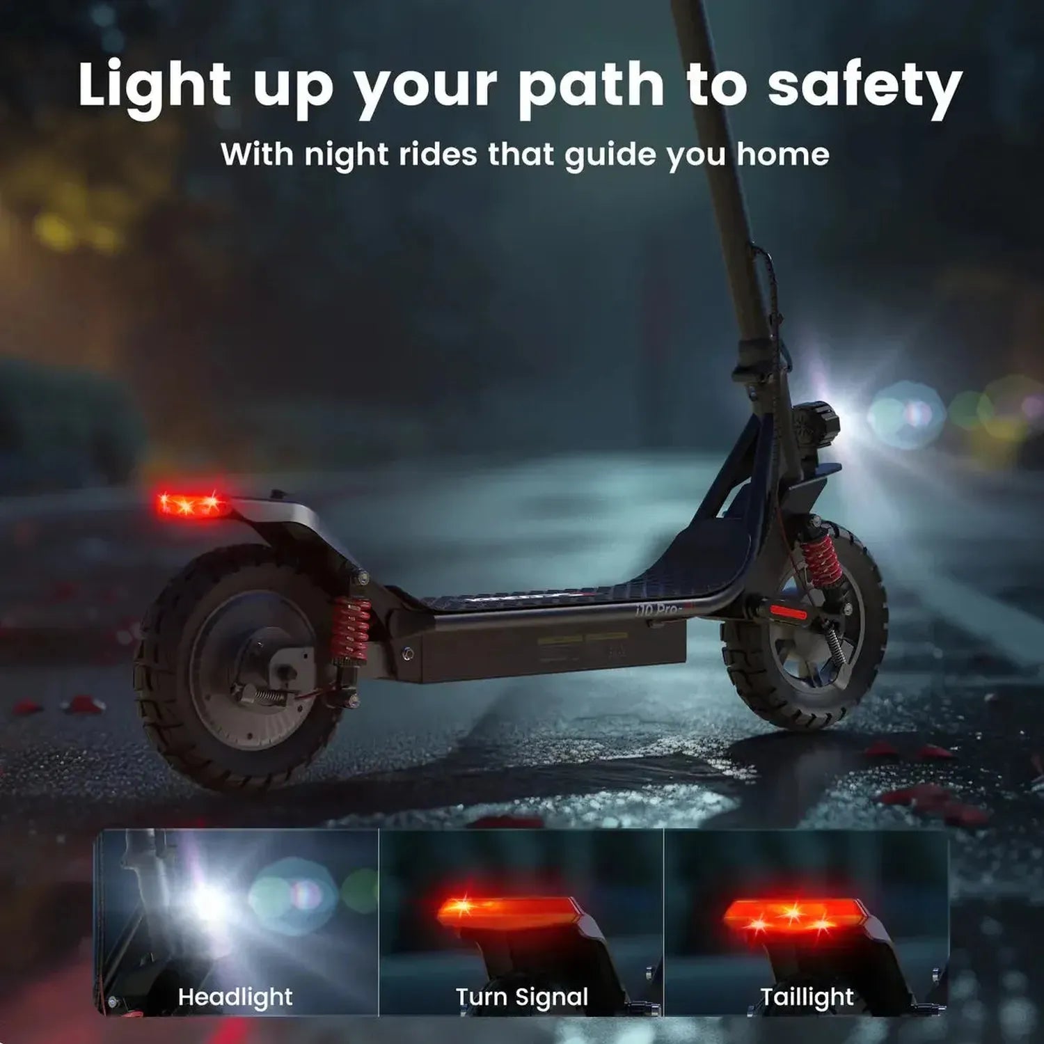 iScooter i10 Pro Electric Scooter Foldable with App and Suspension up to 45 Km/h