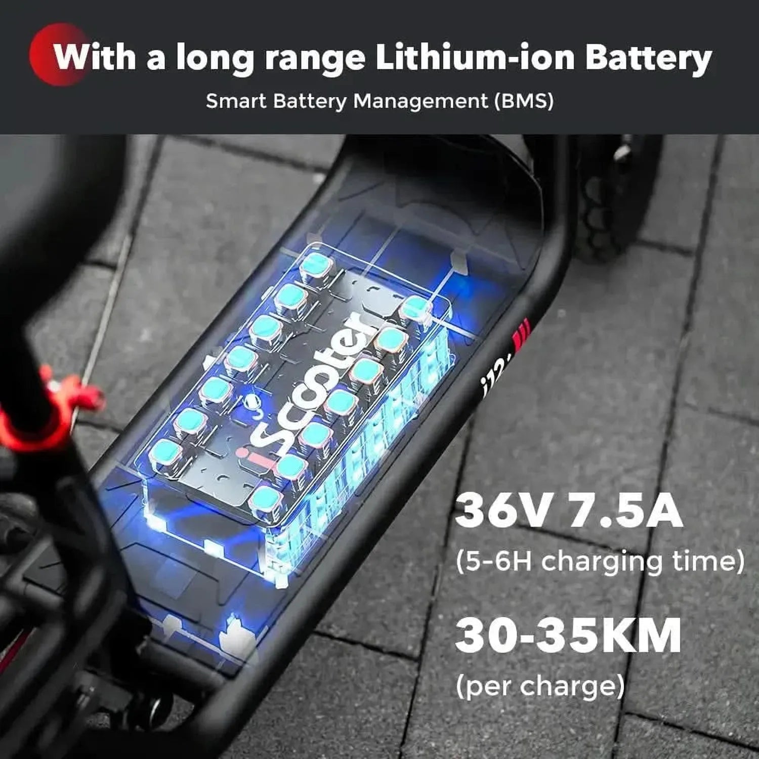 iScooter i12 Electric Scooter Foldable with 12 Inch Pneumatic Tyres up to 25 Km/h
