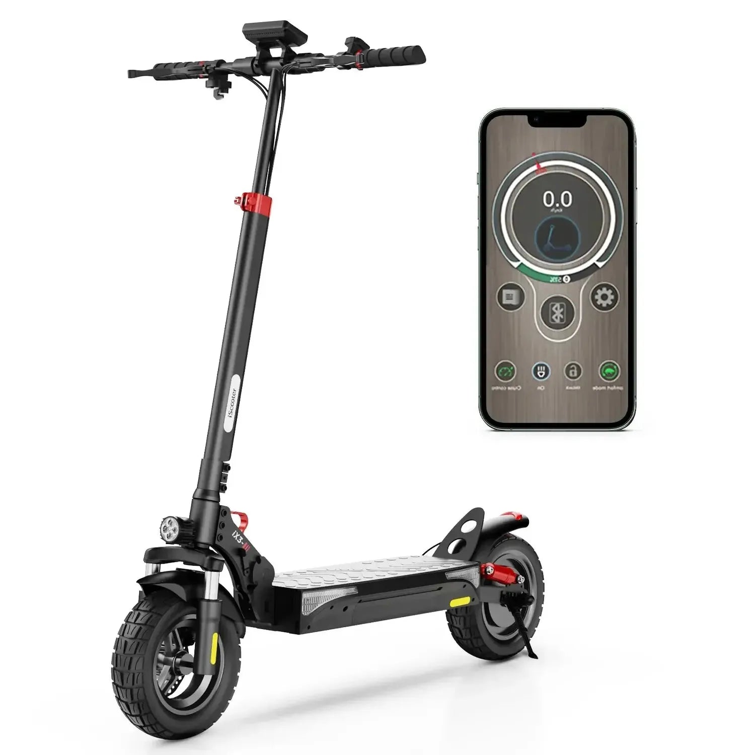 iScooter iX3 Electric Scooter Foldable with Suspension and Disc Brakes up to 40 Km/h