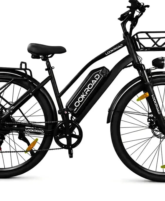 LOOKROAD L28 electric bike frame and battery detail