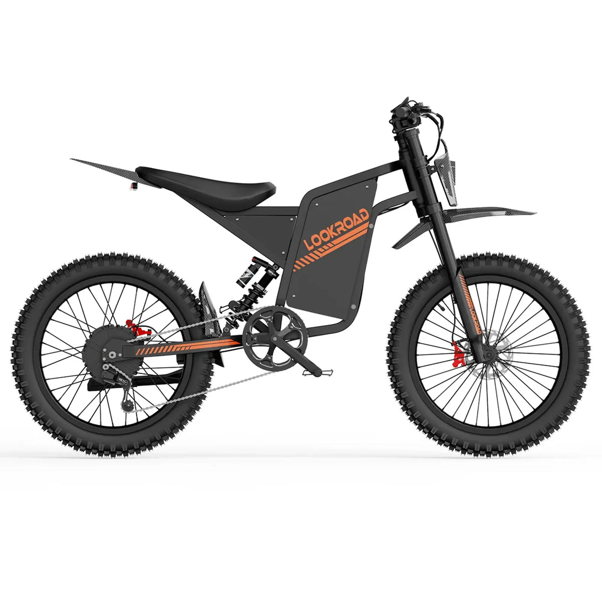 LOOKROAD Q8 electric bike in black