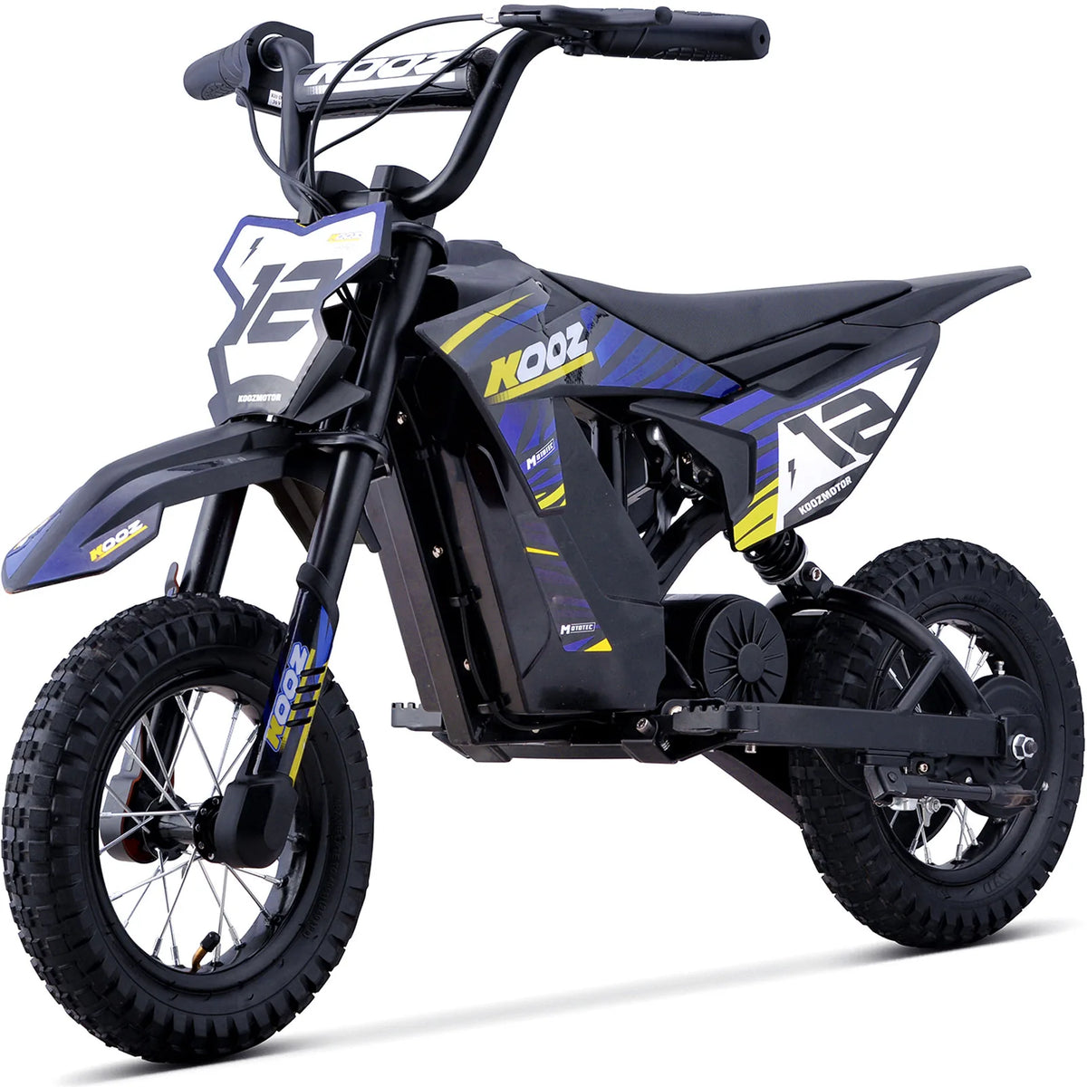 MotoTec 36V 300W HP122E electric dirt bike in blue