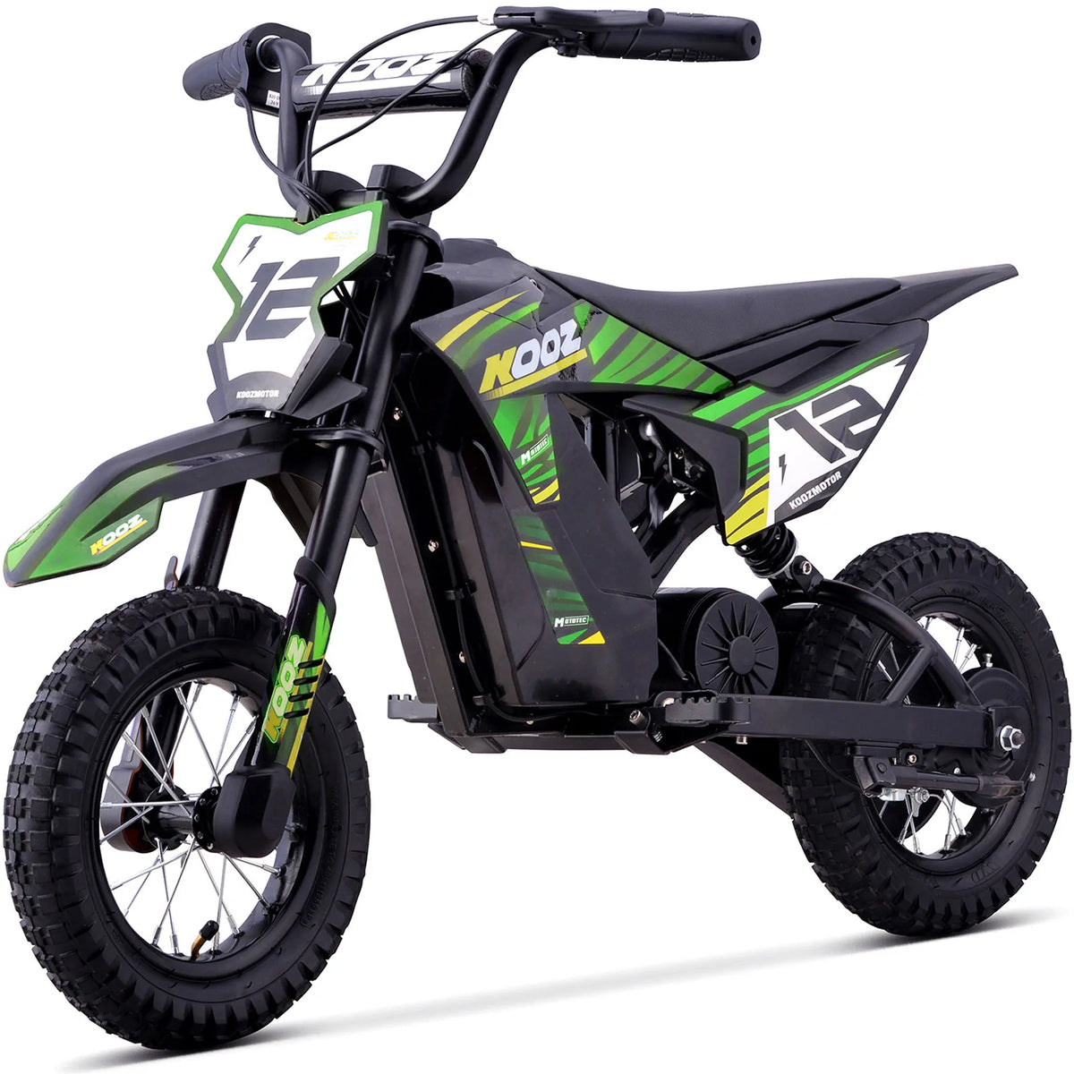 MotoTec 36V 300W HP122E electric dirt bike in green