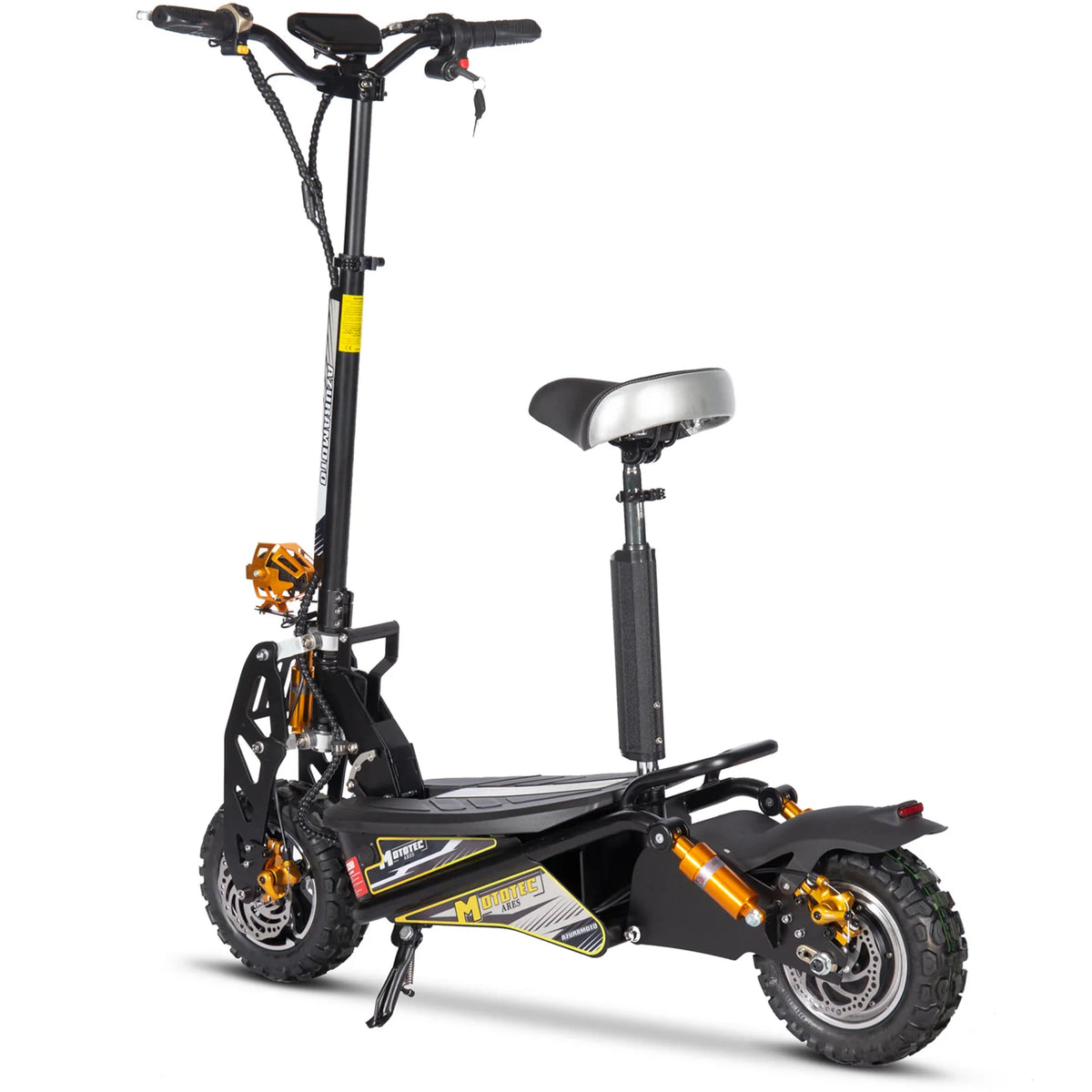 MotoTec Ares 48V 1600W Electric Scooter — Standard supplier product view 3