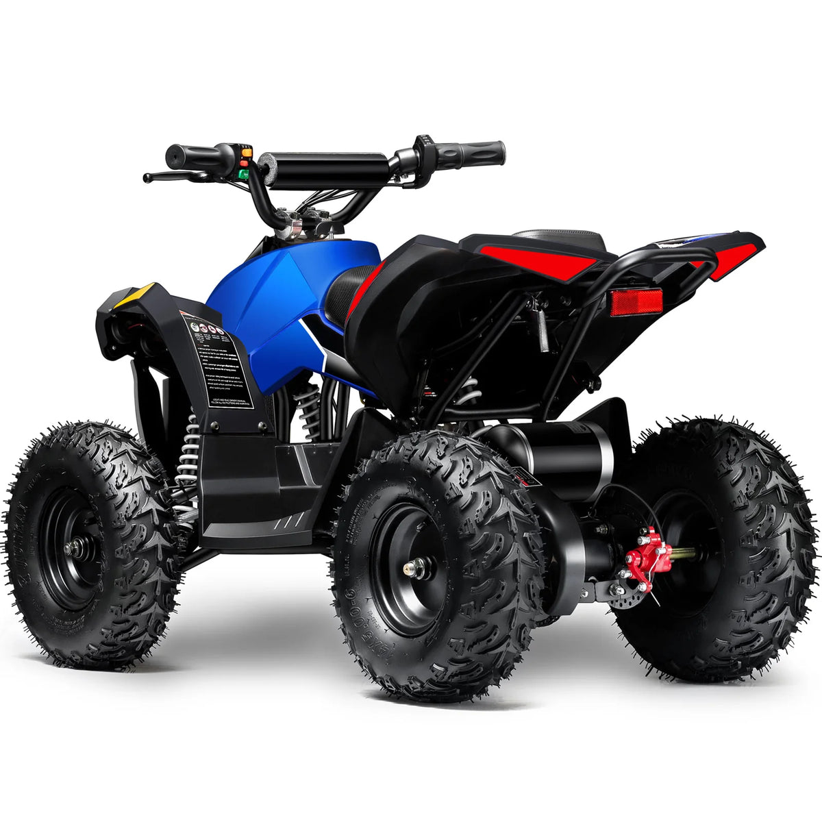 MotoTec E-Bully 36V 1000W ATV — Blue supplier product view 4