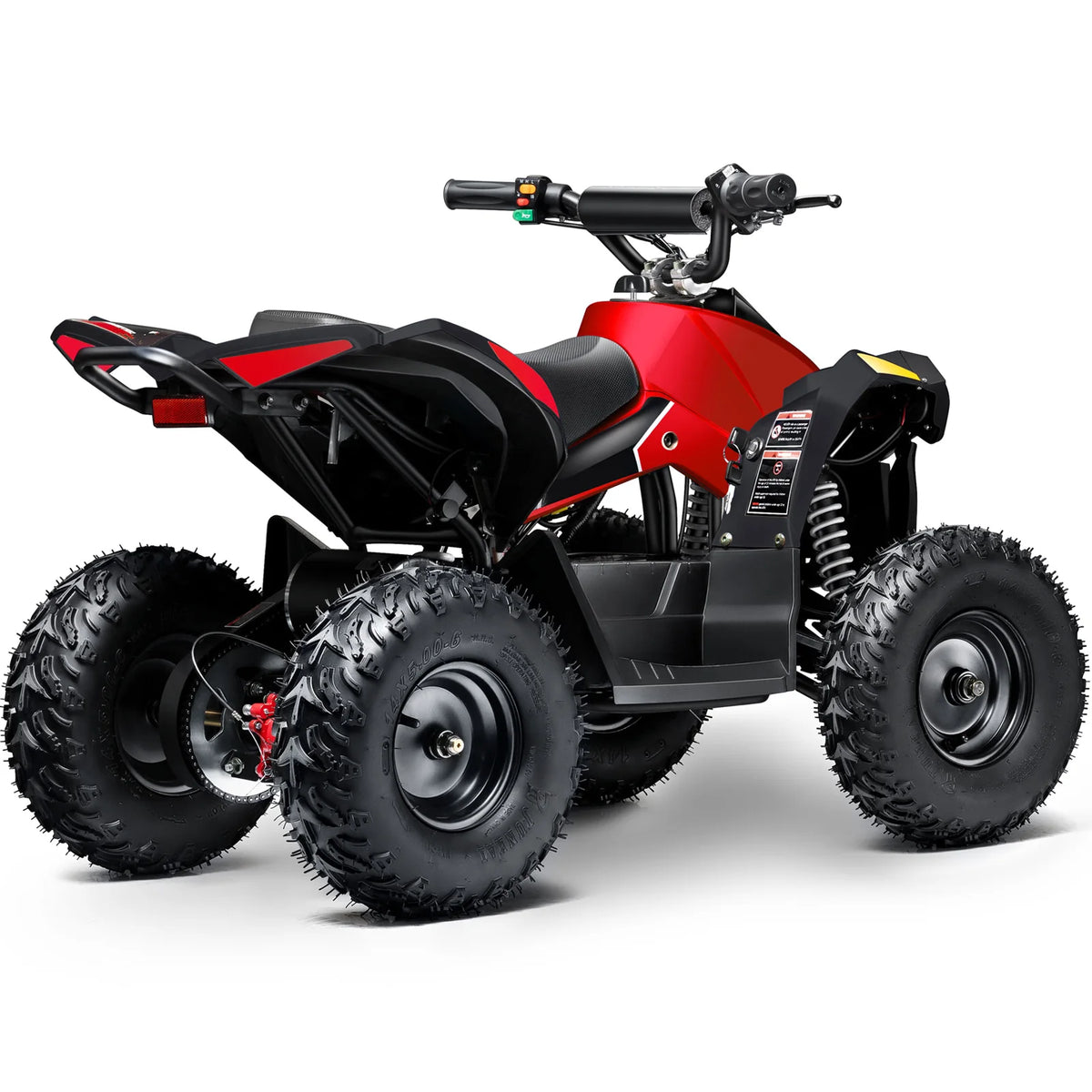 MotoTec E-Bully 36V 1000W ATV — Red supplier product view 3