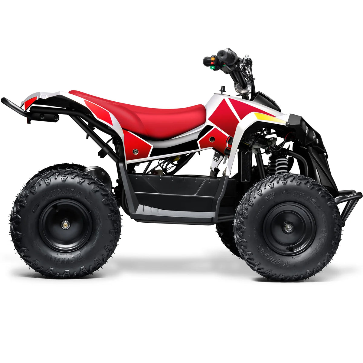 MotoTec E-Bully 36V 1000W ATV — White supplier product view 2