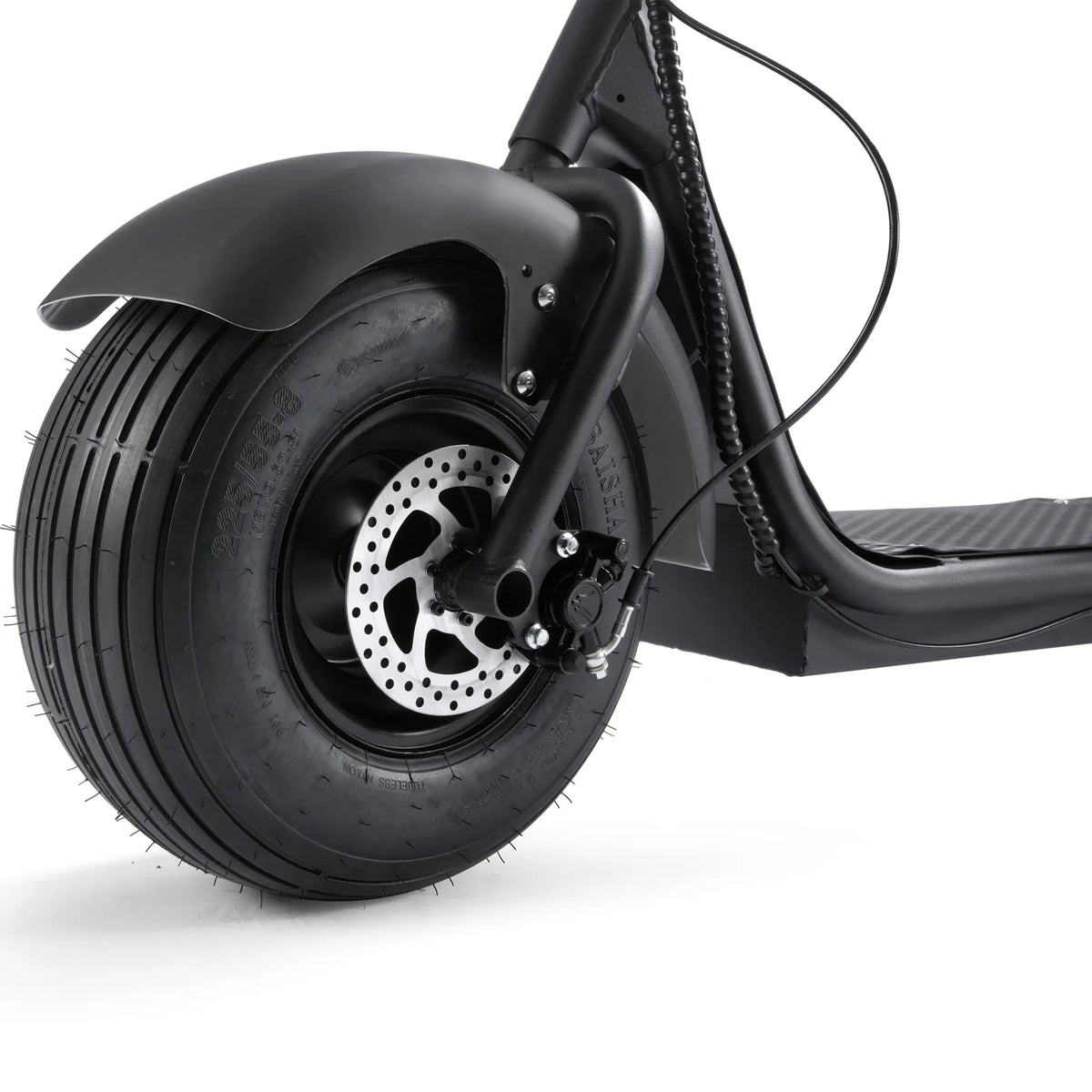 MotoTec Fat Tire 60V 18ah 2000W Lithium Electric Scooter — Black supplier product view 9