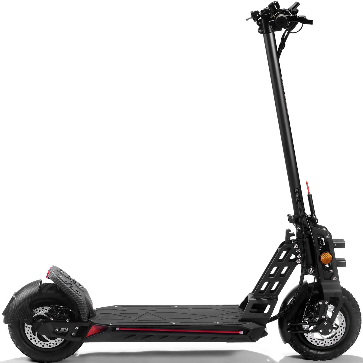 MotoTec Free Ride 48V 600W Lithium Electric Scooter — Black supplier product view 5